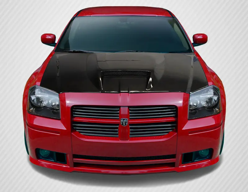 Carbon Creations 05-07 Dodge Magnum Carbon Fiber Srt Type Hood 1