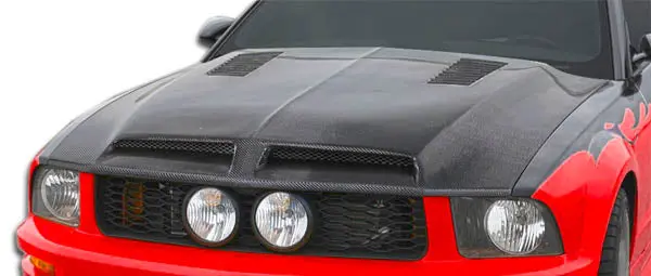 Carbon Creations 05-09 Ford Mustang Carbon Fiber Gt500 Hood 1