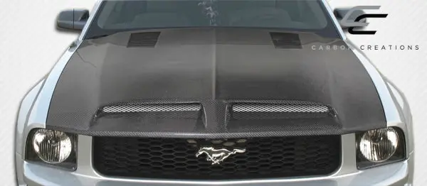 Carbon Creations 05-09 Ford Mustang Carbon Fiber Gt500 Hood 2