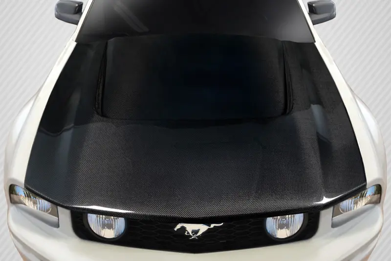 Carbon Creations 05-09 Ford Mustang Carbon Fiber Gth Type Hood 1