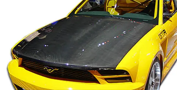 Carbon Creations 05-09 Ford Mustang Carbon Fiber Oem Type Hood 1
