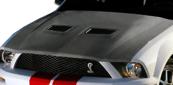 Carbon Creations 05-09 Ford Mustang Cobra Carbon Fiber Oem Type Hood 1