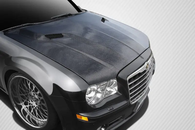 Carbon Creations 05-10 Chrysler 300 300C Carbon Fiber Challenger Hood 1