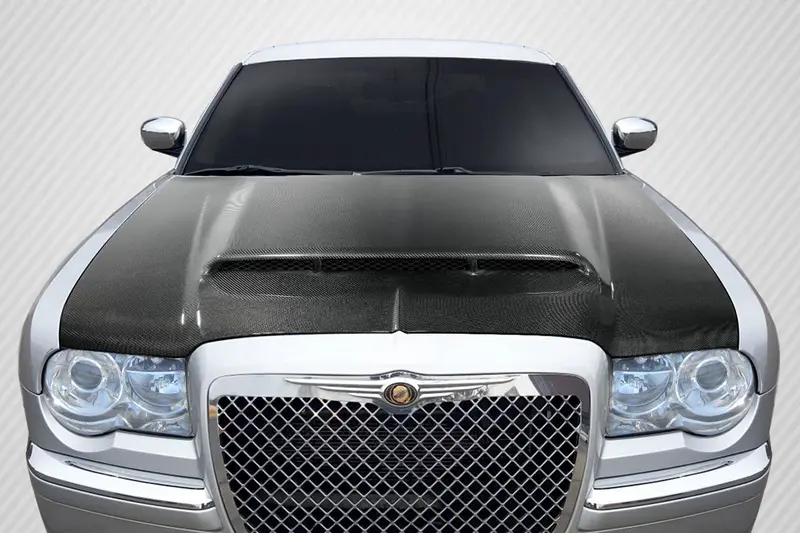 Carbon Creations 05-10 Chrysler 300 300C Carbon Fiber Demon Type Hood 1