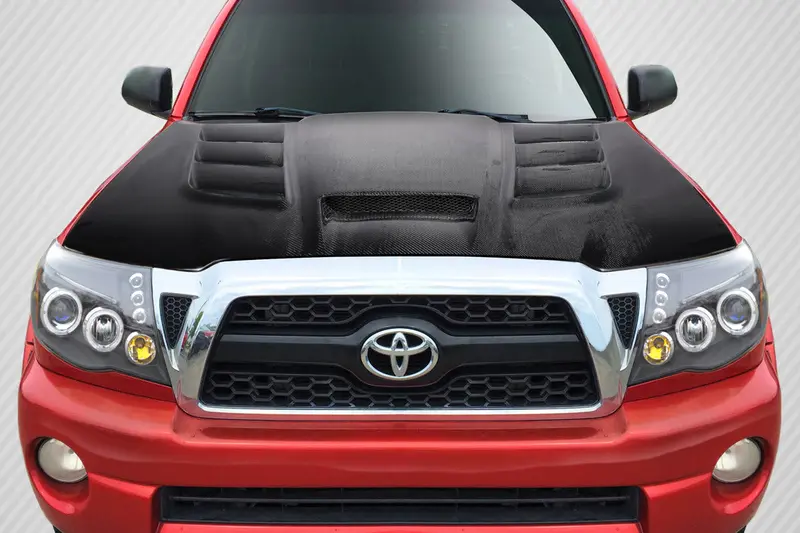 Carbon Creations 05-11 Toyota Tacoma Carbon Fiber Viper Type Hood 1