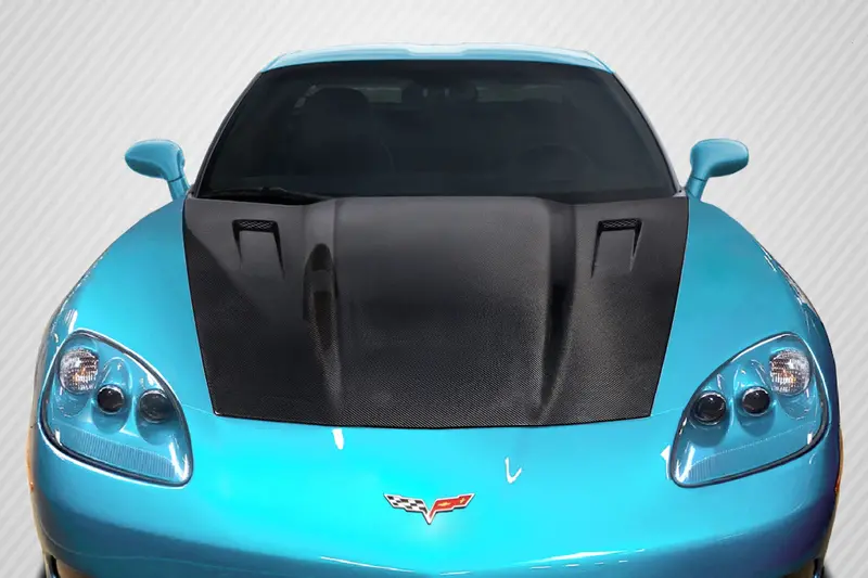 Carbon Creations 05-13 Chevry Corvette C6 Carbon Fiber Rksv Hood 1