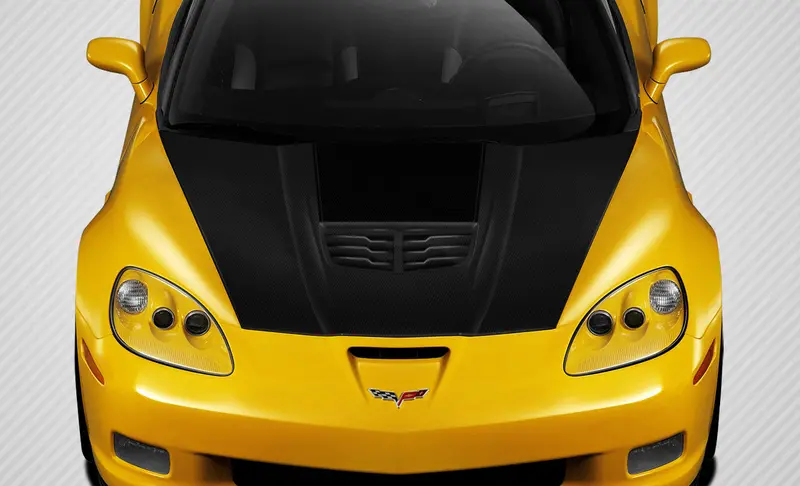 Carbon Creations 05-13 Chevry Corvette C6 Carbon Fiber Stingray Z Hood 1