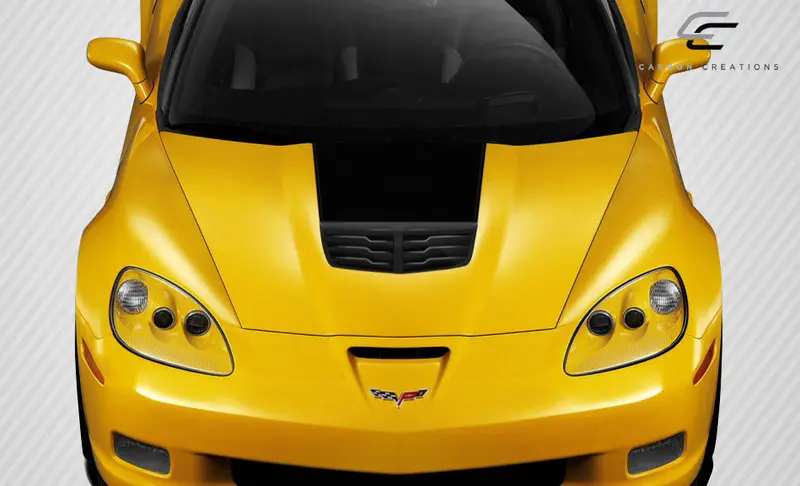 Carbon Creations 05-13 Chevry Corvette C6 Carbon Fiber Stingray Z Hood 2