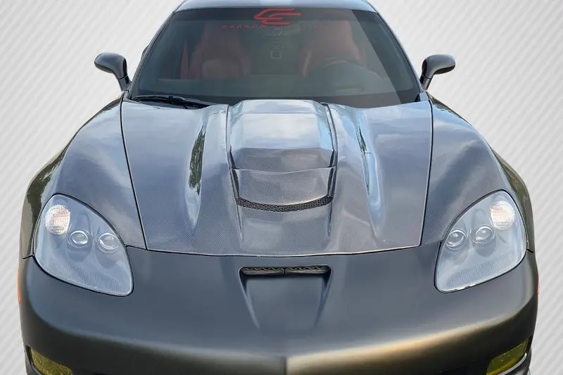 Carbon Creations 05-13 Chevry Corvette C6 Carbon Fiber Zr1 V2 Hood 1