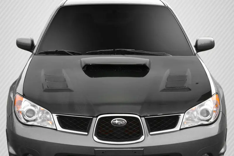 Carbon Creations 06-07 Subaru Impreza Wrx Sti Cf Dritech C-1 Hood 1