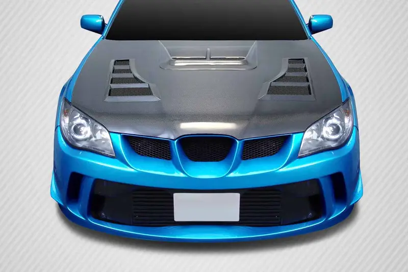 Carbon Creations 06-07 Subaru Impreza Wrx Sti Cf Dritech Ts-1 Hood 1