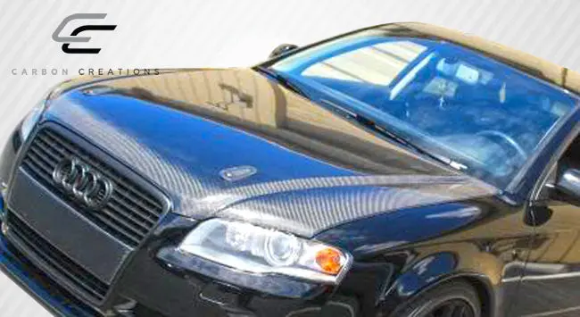Carbon Creations 06-08 Audi A4 S4 B7 Carbon Fiber Oem Type Hood 2