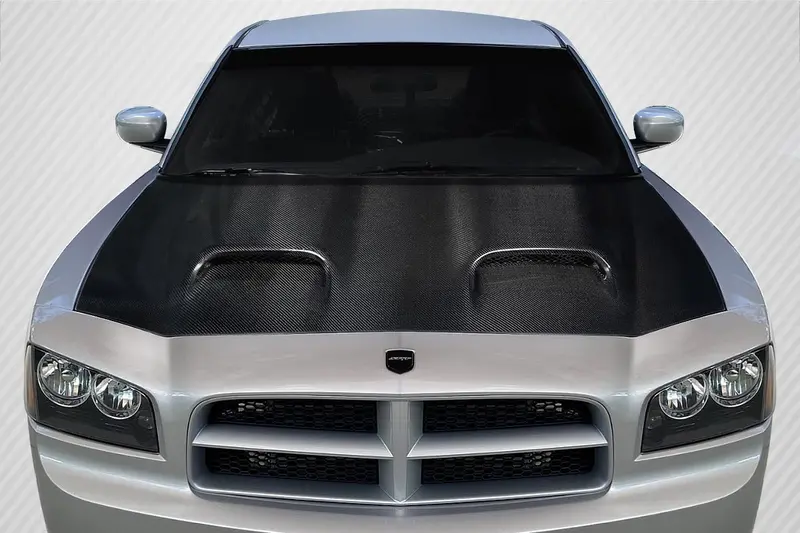 Carbon Creations 06-10 Dodge Charger Carbon Fiber Redeye Type Hood 1