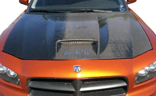 Carbon Creations 06-10 Dodge Charger Carbon Fiber Srt Type Hood 1