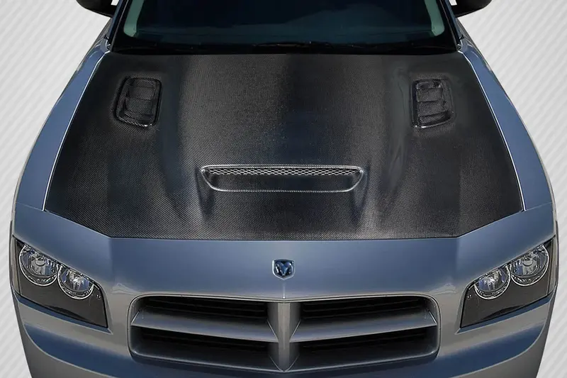 Carbon Creations 06-10 Dodge Charger Cf Hellcat Redeye Type Hood 1