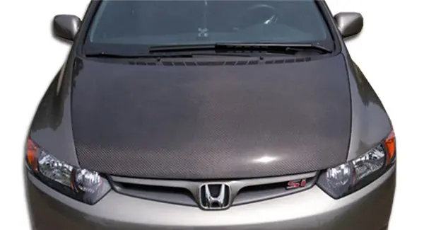Carbon Creations 06-11 Honda Civic 4Dr Carbon Fiber Oem Type Hood 1