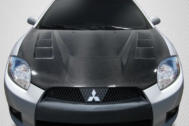 Carbon Creations 06-12 Mitsubishi Eclipse Carbon Fiber Magneto Hood 1