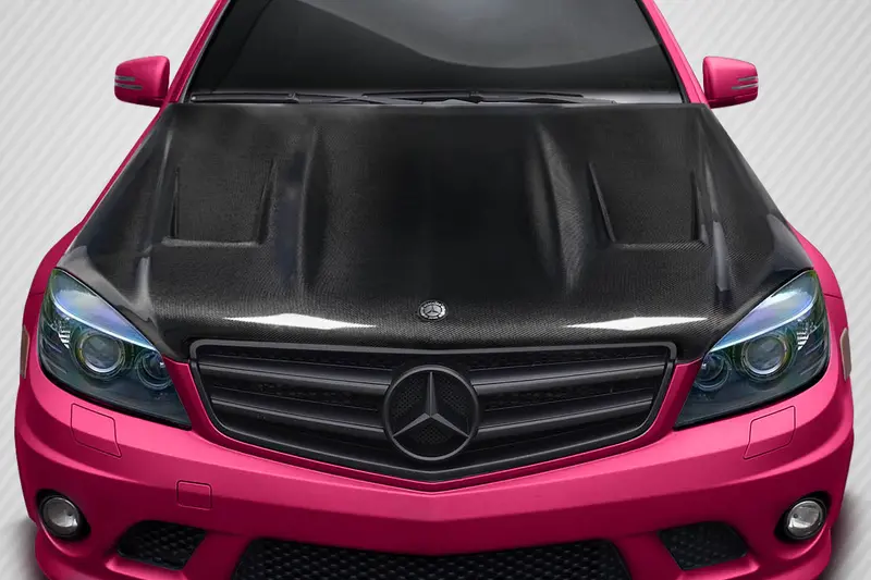 Carbon Creations 08-11 Mercedes C Class W204 Carbon Fiber Amgt Hood 1
