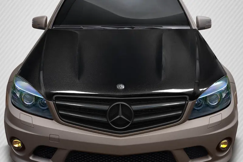 Carbon Creations 08-11 Mercedes C Class W204 Carbon Fiber C63 V2 Hood 1