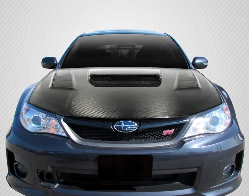 Carbon Creations 08-11 Subaru Impreza 08-14 Wrx Sti Dritech C-1 Hood 1