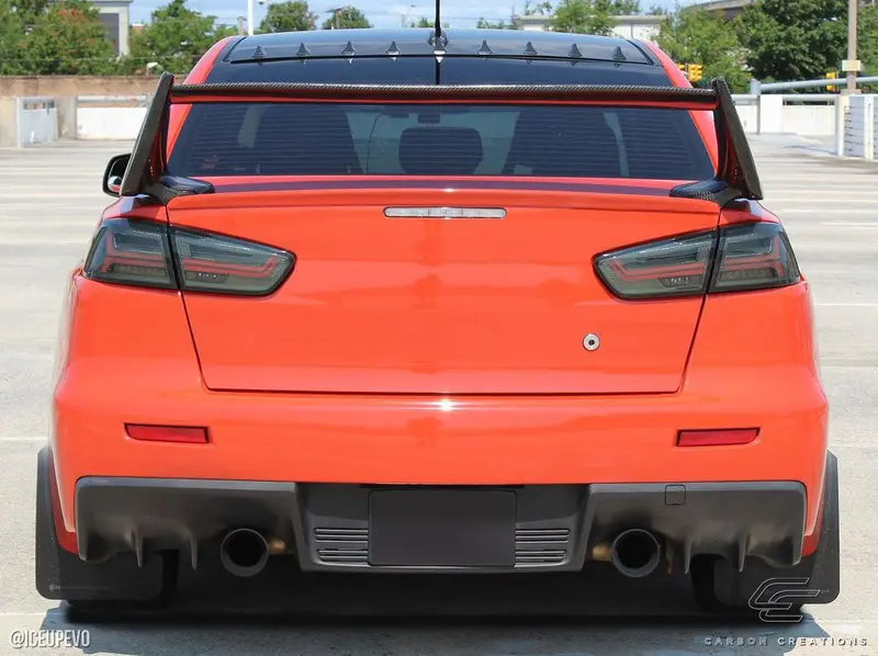 Carbon Creations 08-14 Mitsubishi Lancer Evo10 Lancer Wing Spoiler Kit 2