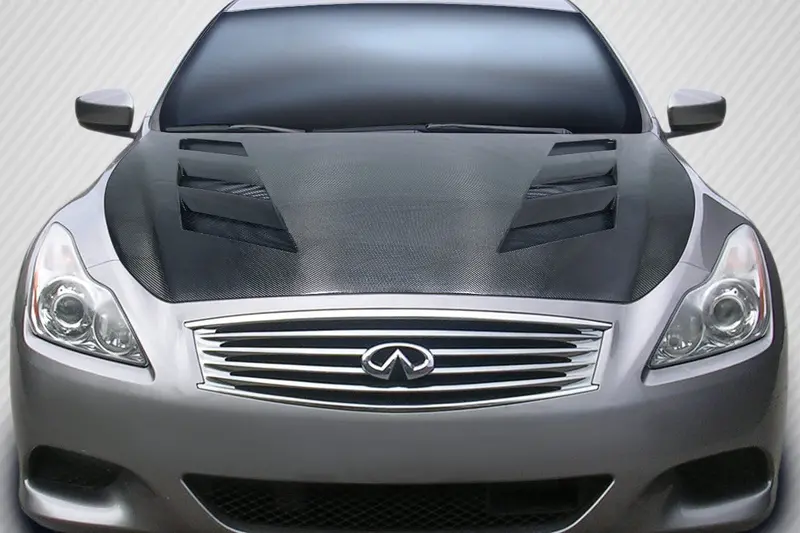 Carbon Creations 08-15 Infiniti G Coupe G37 Q60 Cf Dritech Am-S Hood 1