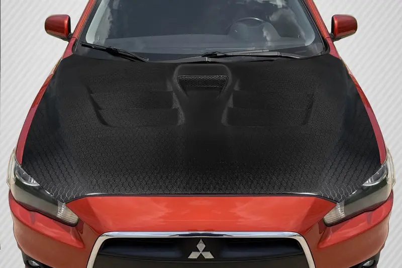 Carbon Creations 08-17 Lancer Evo10 Cf Geo6ix Dritech Gt Concept Hood 1