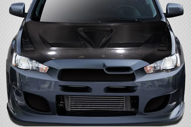 Carbon Creations 08-17 Lancer/ Evo10 Lancer Cf Dritech Race Hood 1