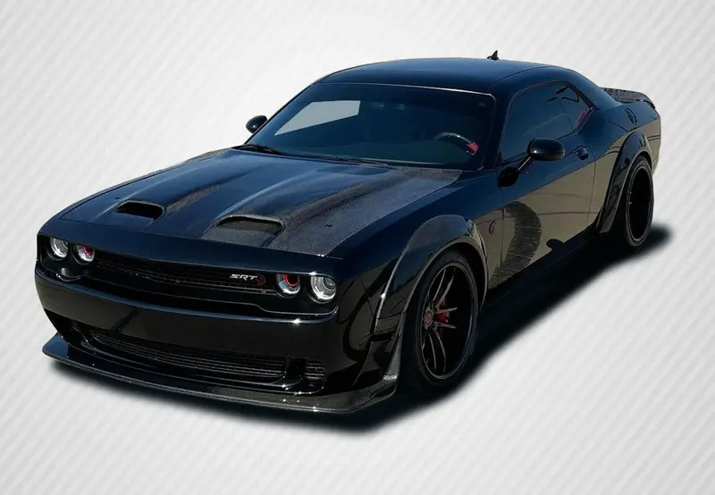 Carbon Creations 08-23 Dodge Challenger Carbon Fiber Redeye Type Hood 1