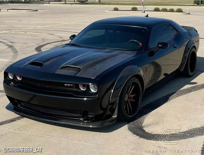 Carbon Creations 08-23 Dodge Challenger Carbon Fiber Redeye Type Hood 2