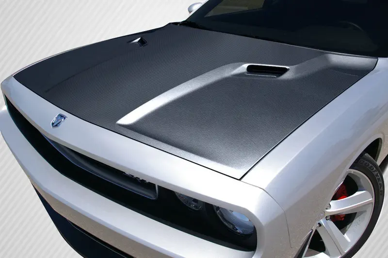 Carbon Creations 08-23 Dodge Challenger Carbon Fiber Srt Type Hood 1