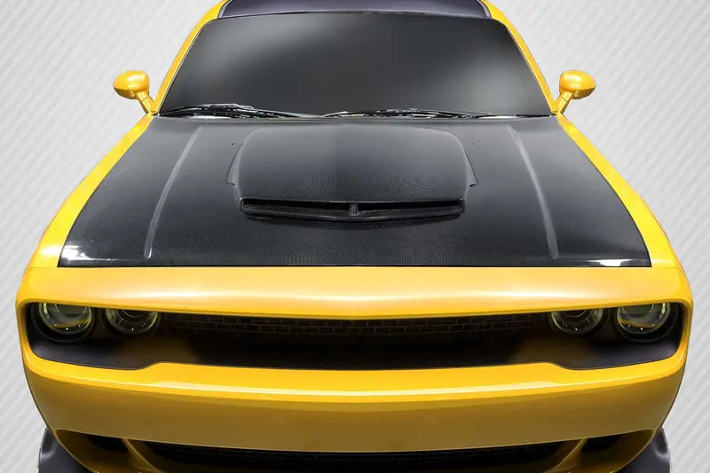 Carbon Creations 08-23 Dodge Challenger Carbon Fiber Ta Type Hood 1