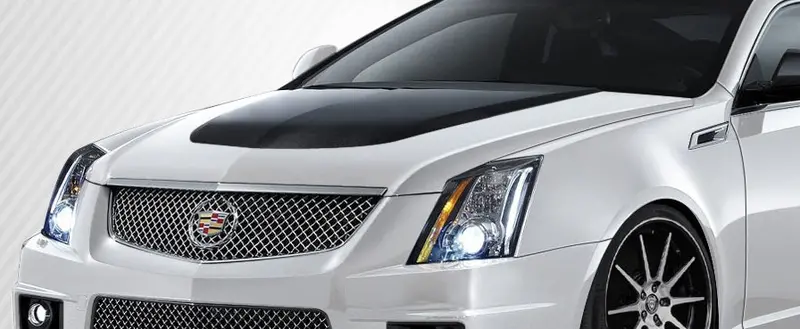 Carbon Creations 09-14 Cadillac Cts-V Carbon Fiber Oem Type Hood 1