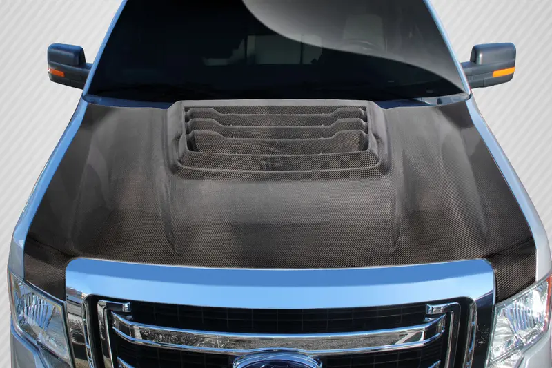 Carbon Creations 09-14 Ford F-150 Carbon Fiber Raptor Type Hood 1