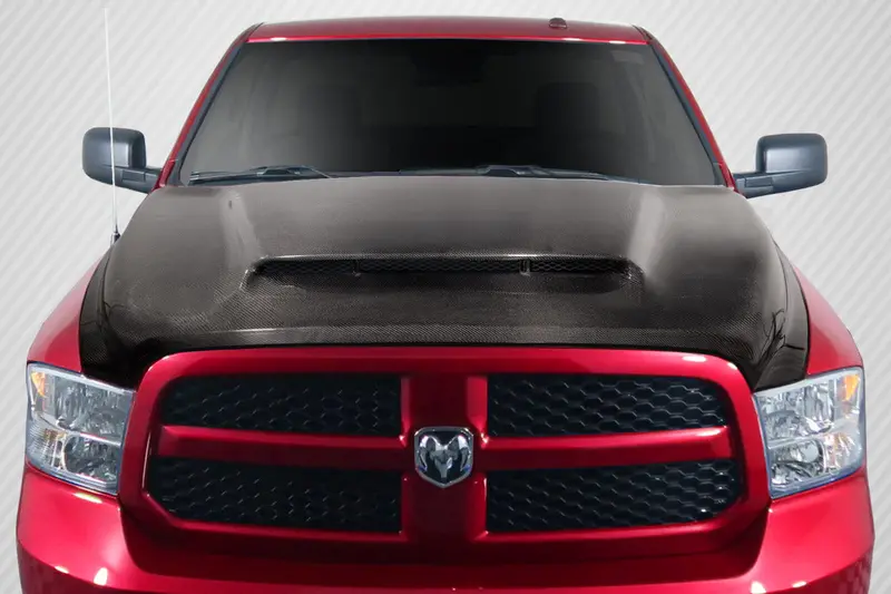 Carbon Creations 09-18 Dodge Ram 1500 Carbon Fiber Demon Type Hood 1
