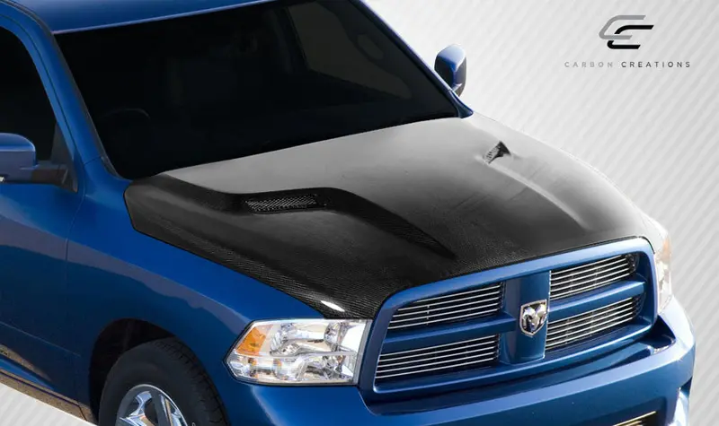 Carbon Creations 09-18 Dodge Ram 1500 Carbon Fiber Mp-R Hood 2