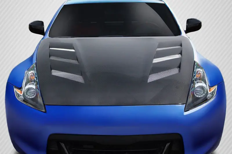 Carbon Creations 09-20 Nissan 370Z Z34 Carbon Fiber Am-S Hood 1