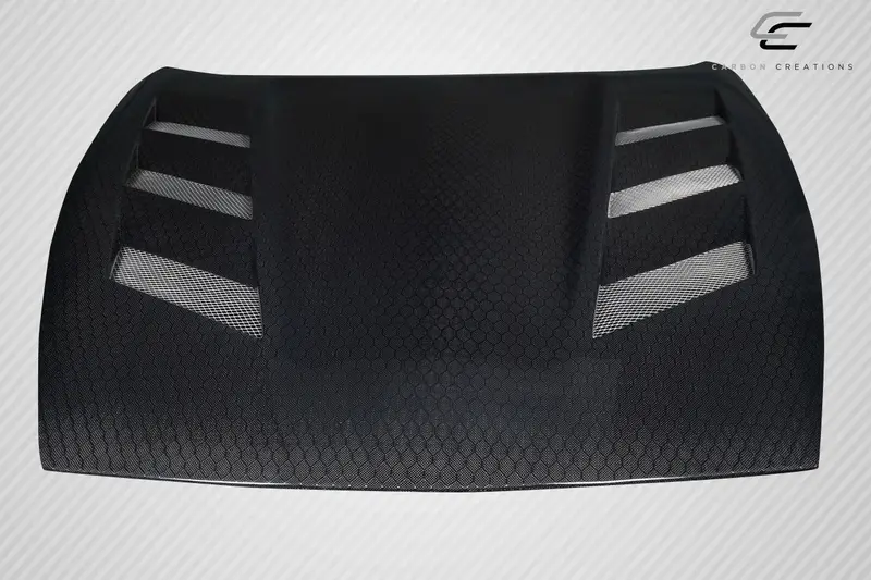 Carbon Creations 09-20 Nissan 370Z Z34 Carbon Fiber Geo6ix Am-S Hood 2