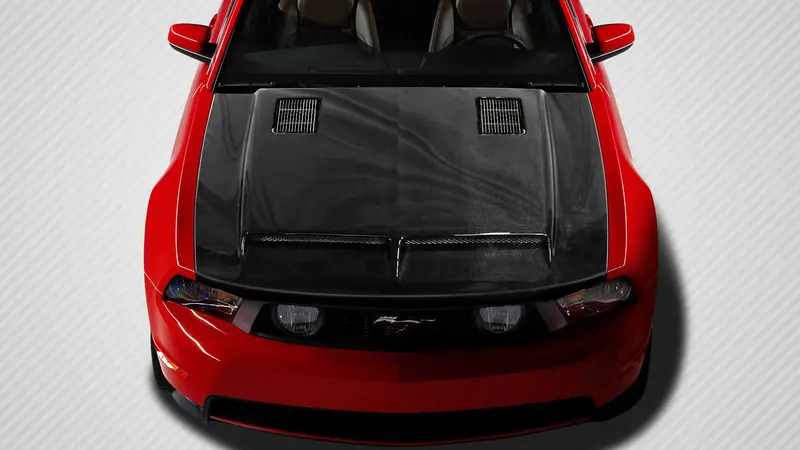 Carbon Creations 10-12 Ford Mustang Carbon Fiber Gt500 Hood 1