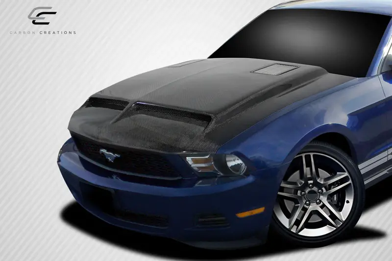 Carbon Creations 10-12 Ford Mustang Carbon Fiber Gt500 Hood 2