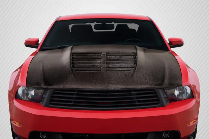 Carbon Creations 10-12 Ford Mustang Carbon Fiber Gt500 V2 Hood 1