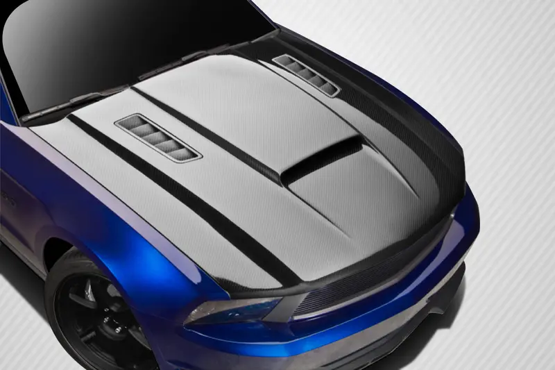 Carbon Creations 10-12 Ford Mustang Cf Dritech Cvx Version 3 Hood 1