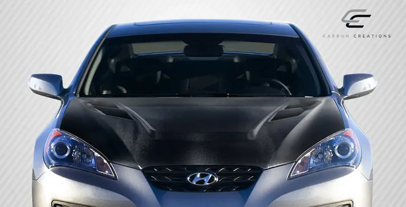 Carbon Creations 10-12 Hyundai Genesis Coupe 2Dr Cf Vader Hood 1