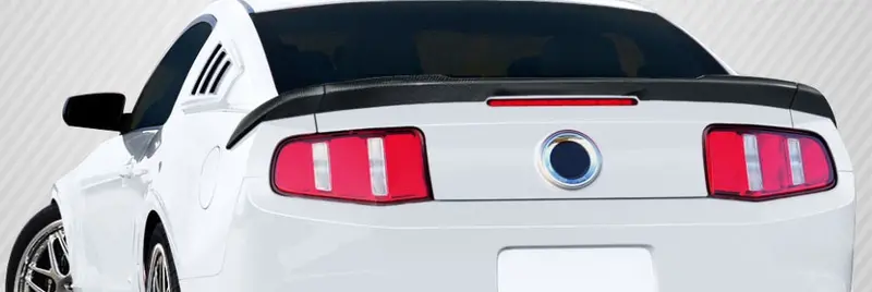 Carbon Creations 10-12 Mustang R-Spec Rear Wing Trunk Lid Spoiler Kit 1