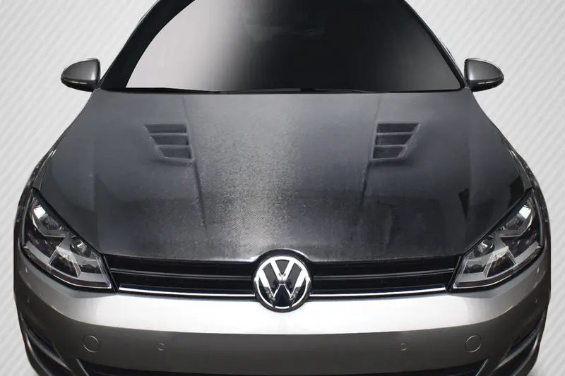 Carbon Creations 10-14 Vw Golf Gti/ Jetta Sportwagen Cf Regulator Hood 1