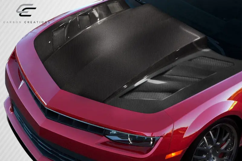 Carbon Creations 10-15 Chevry Camaro Carbon Fiber Dritech Am-S Hood 2