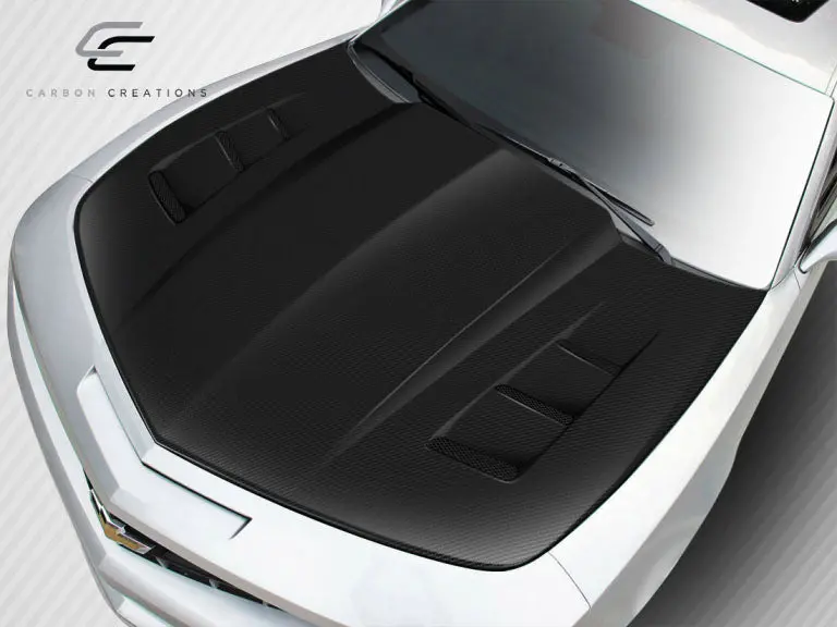 Carbon Creations 10-15 Chevry Camaro Carbon Fiber Ts-1 Hood 2