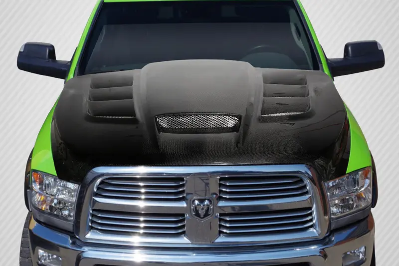 Carbon Creations 10-18 Dodge Ram 2500 Carbon Fiber Viper Type Hood 1