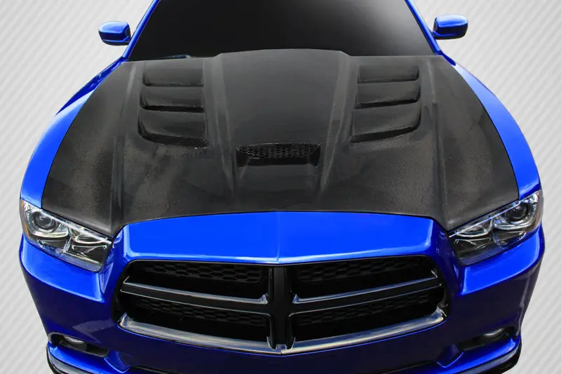 Carbon Creations 11-14 Dodge Charger Cf Dritech Viper Type Hood 1