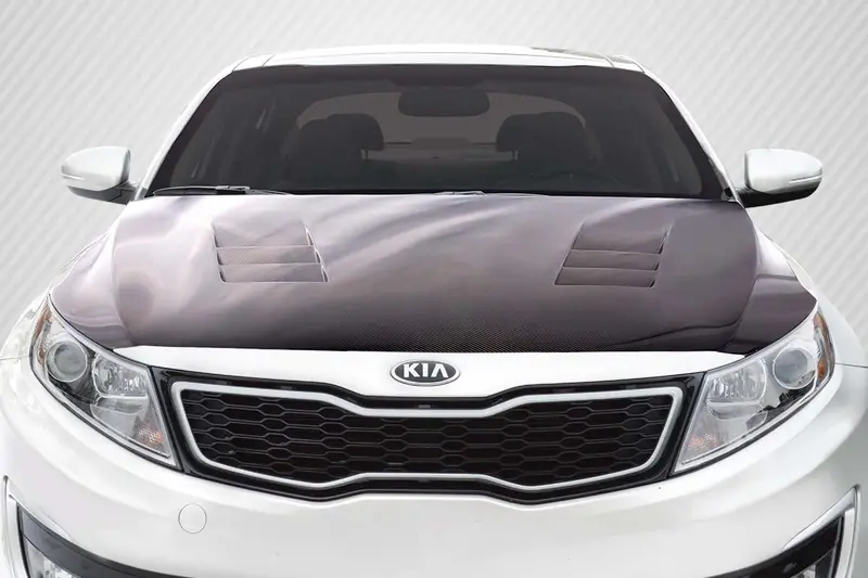 Carbon Creations 11-15 Kia Optima Carbon Fiber Ts-1 Hood 1